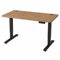 Bureau en bois et métal réglable en hauteur 140x70 cm