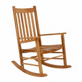 Chaise berçante en bois de teck