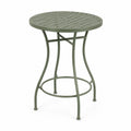 Table de jardin en métal vert 60 cm