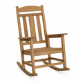Chaise berçante en teck