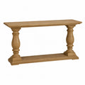 Table console en bois de chêne